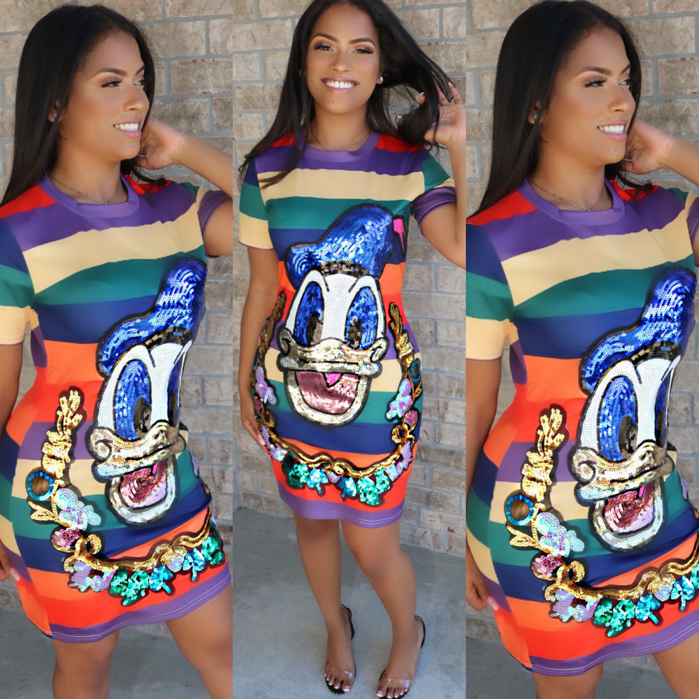 Sequin Oversized Dress