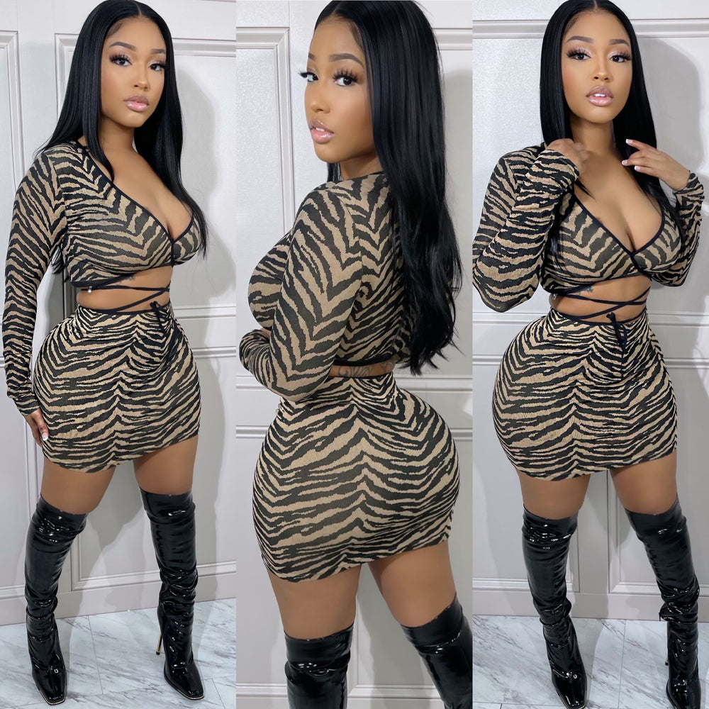 Tiger Wrap Set Taupe