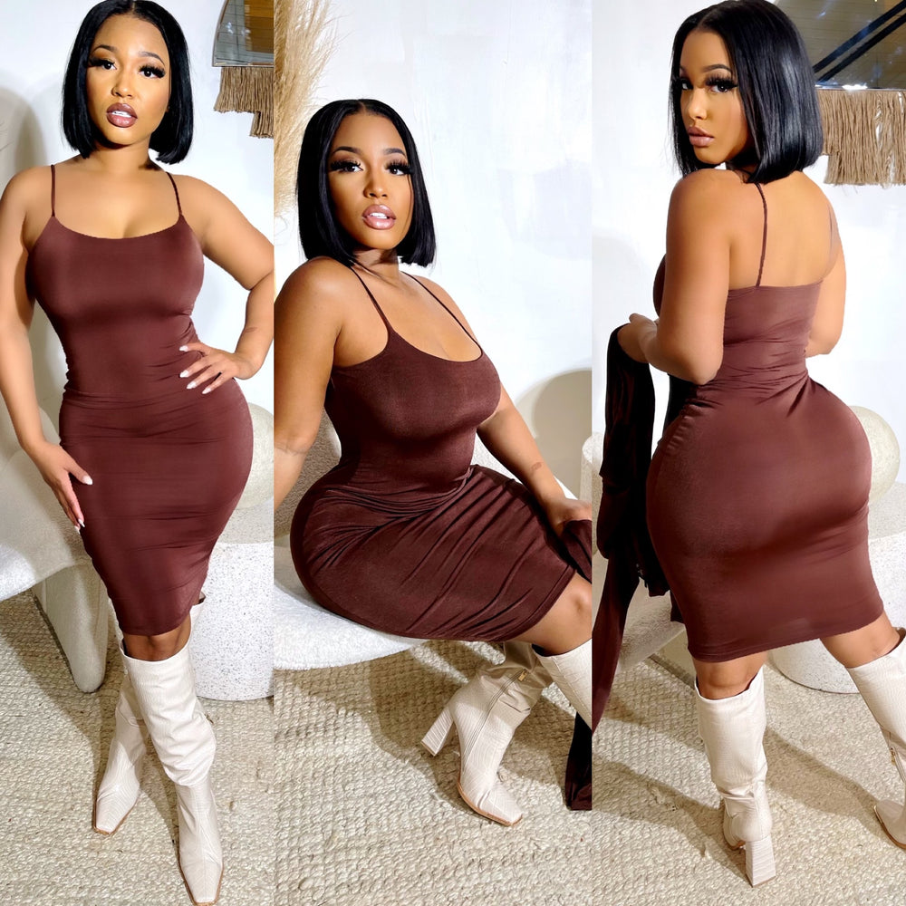 Duster Dress Set Chocolate