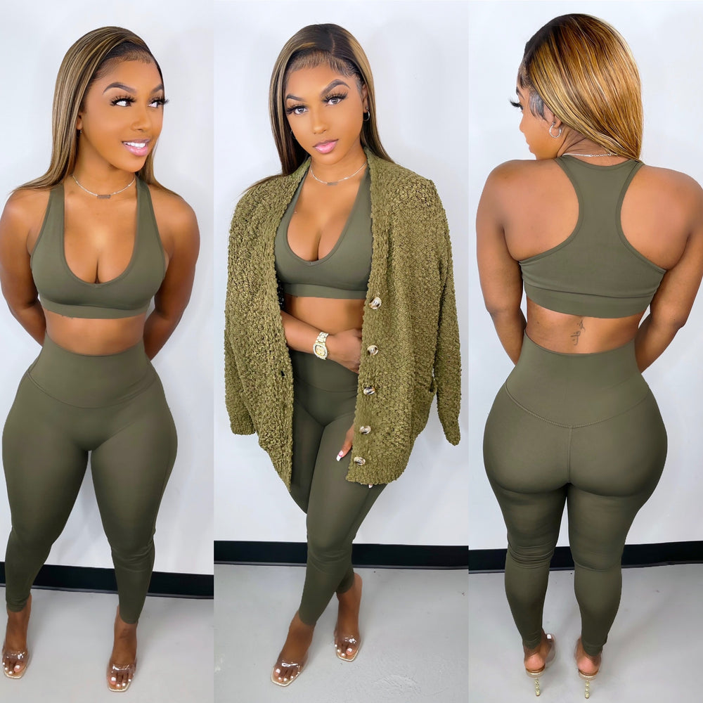 Pro Cycle Set Olive