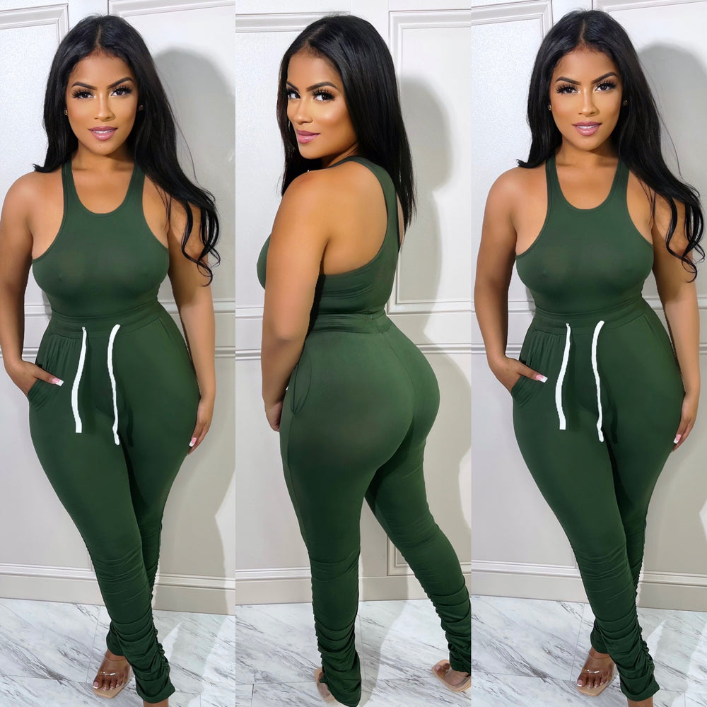 Flo Jogger Set Olive