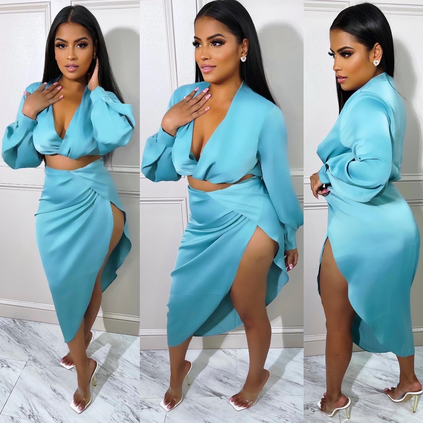 
                  
                    Satin Wrap Set Ocean
                  
                