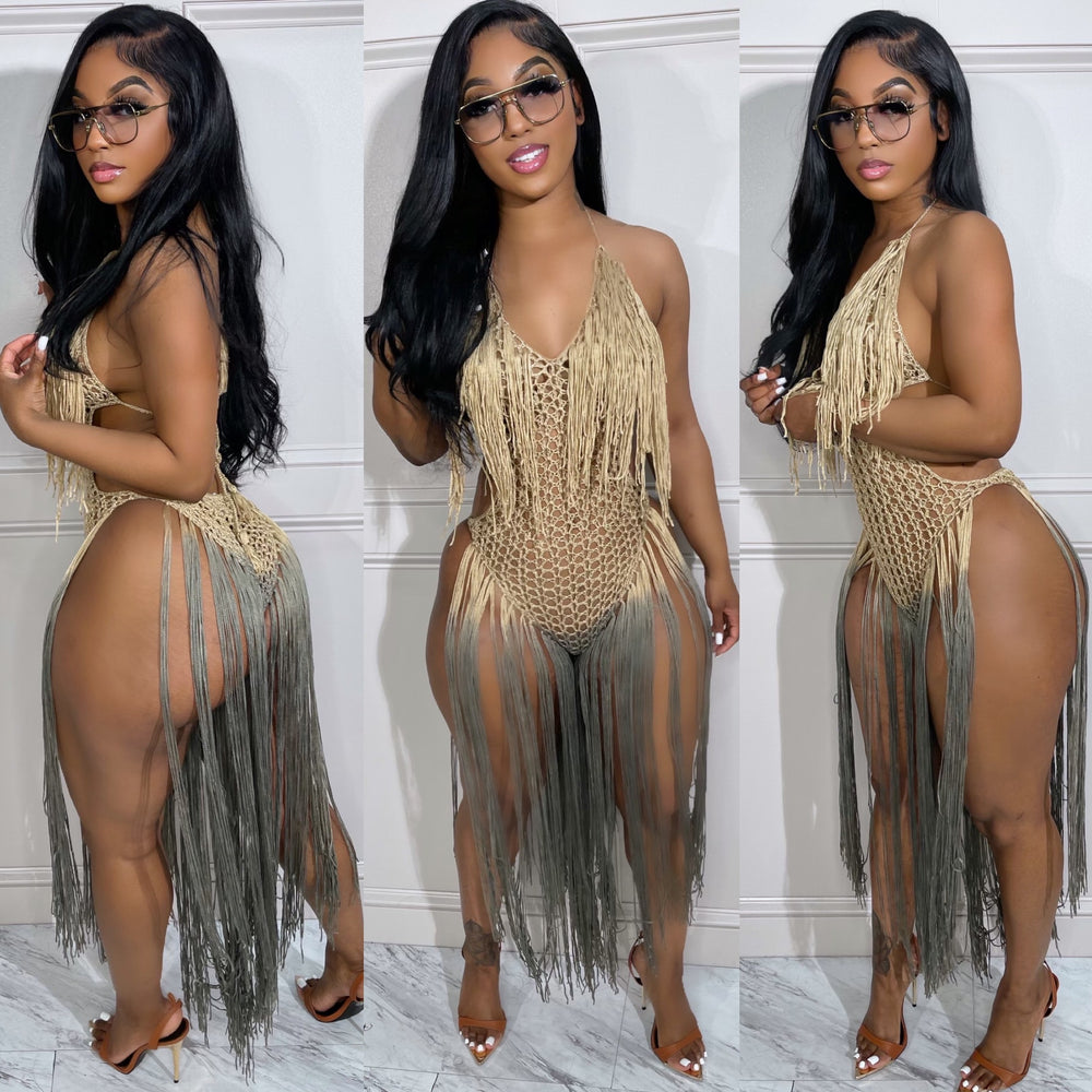 Crochet Cover Up Mocha
