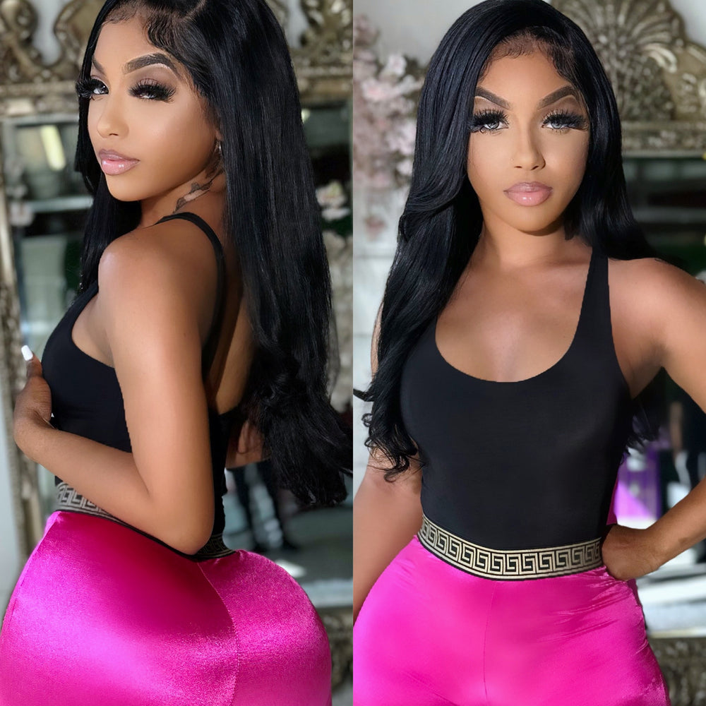 Bombshell Sleeveless Bodysuit Black